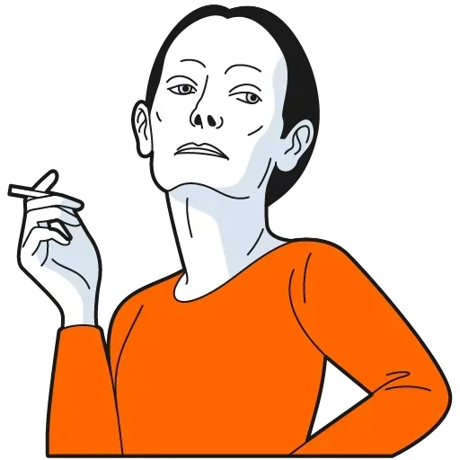 🚬 Стикер «Just Cinema Heroes» для Telegram
