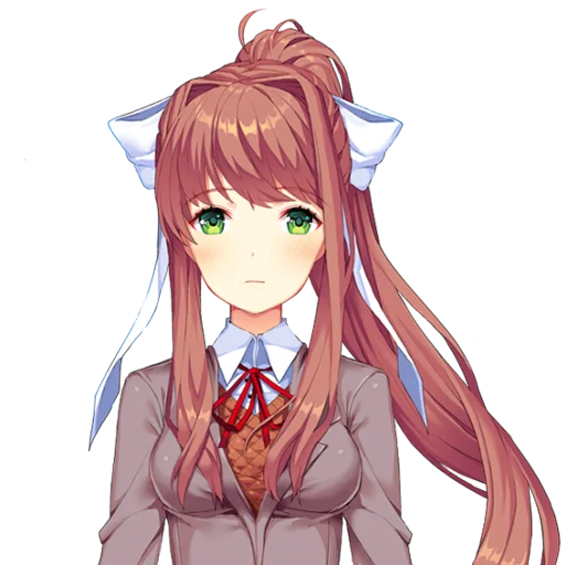 📚 Стикер «just Monika .//» для Telegram
