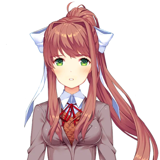 📚 Стикер «just Monika .//» для Telegram
