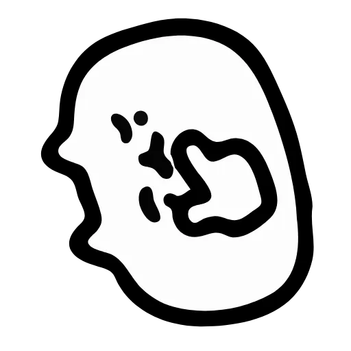 Стикерпак Just White C для Telegram — скачать