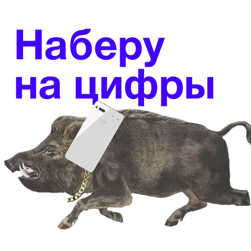 🙇 Стикер «Kabanchikom» для Telegram