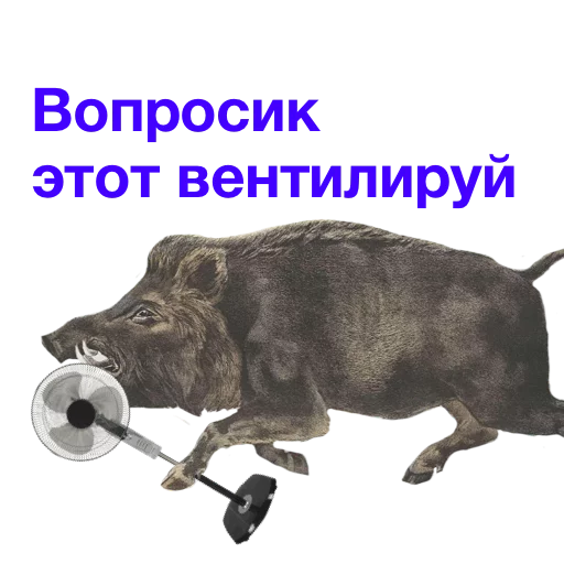 ⚒ Стикер «Kabanchikom» для Telegram