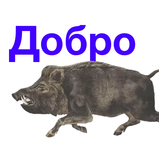 ✋ Стикер «Kabanchikom» для Telegram