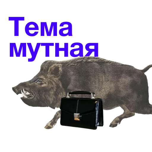 👀 Стикер «Kabanchikom» для Telegram