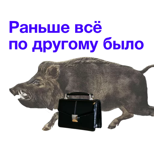 📻 Стикер «Kabanchikom» для Telegram