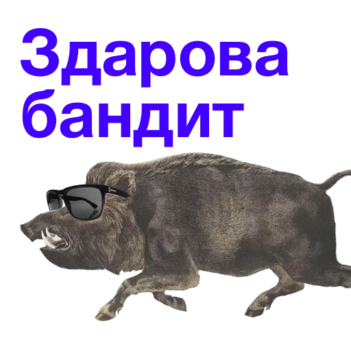 🤝 Стикер «Kabanchikom» для Telegram