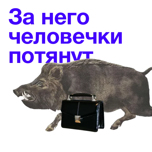 🤴 Стикер «Kabanchikom» для Telegram