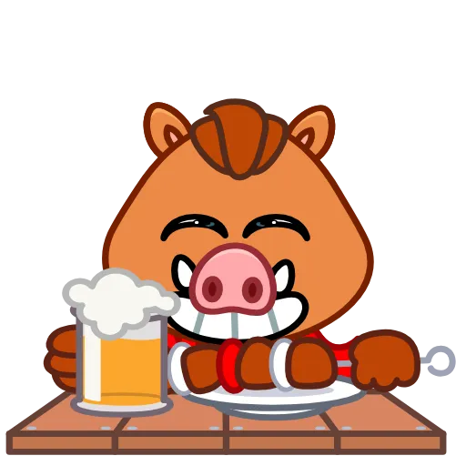 🍔 Стикер «Kabanchik90» для Telegram