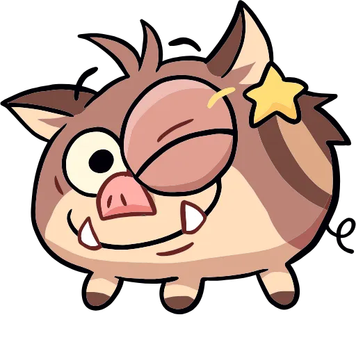 😉 Эмодзи «Чпоньк» для Telegram