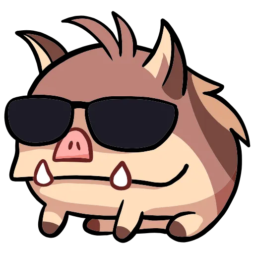 😎 Эмодзи «Чпоньк» для Telegram
