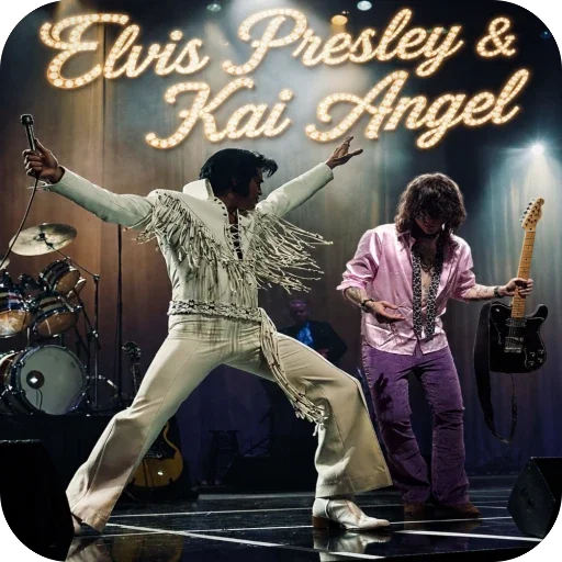 🎸 Стикер «Kai Angel VS» для Telegram