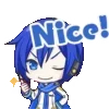 😉 Эмодзи «😌 Kaito vocaloid» для Telegram