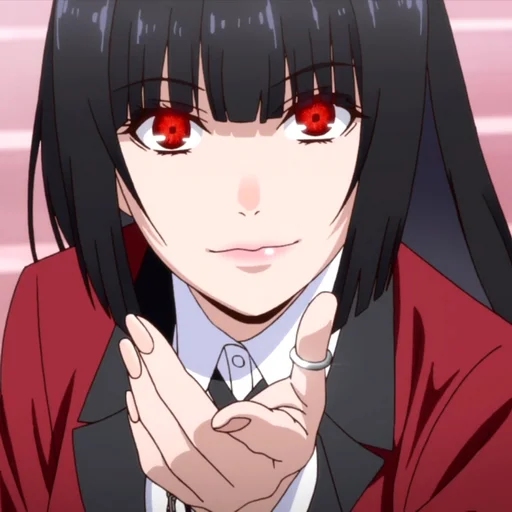 Стикерпак Kakegurui для Telegram — скачать