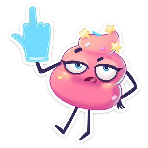 🖕 Стикер «Какетка» для Telegram
