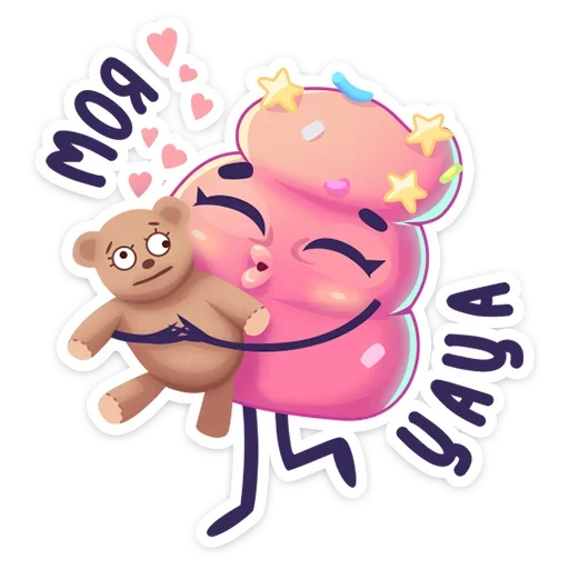 🤗 Стикер «Какетка» для Telegram