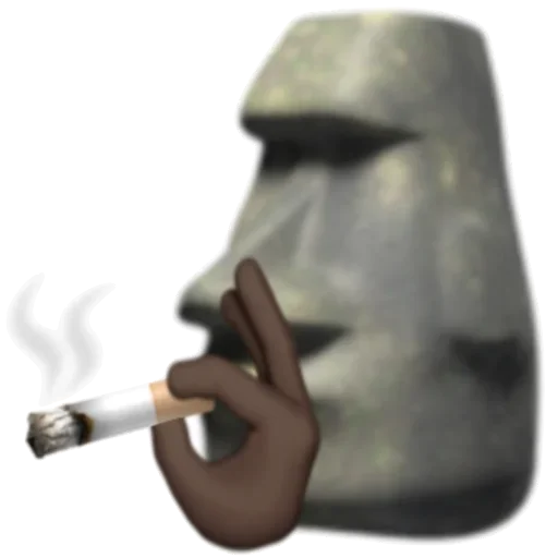 🗿 Стикер «Moyai statue» для Telegram