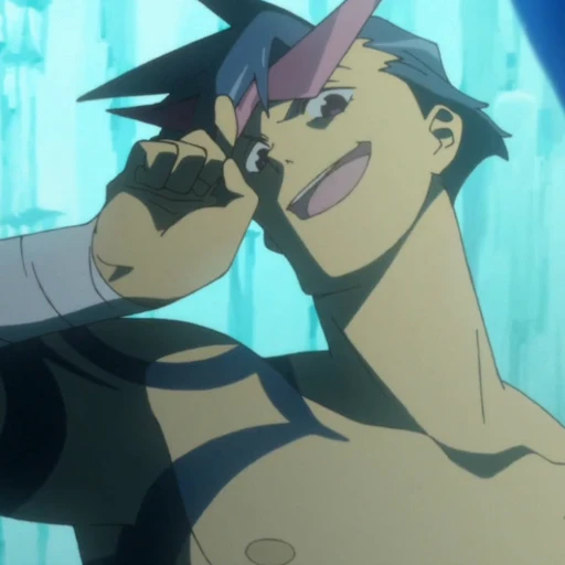 Стикерпак Камина Дзиха Gurren Lagann для Telegram — скачать