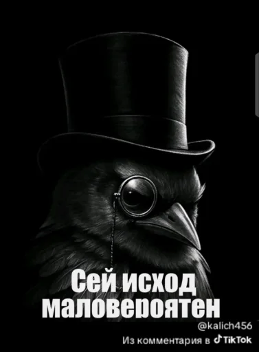 🤩 Стикер «Блотные и крутые птички» для Telegram