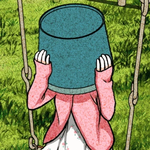 🌻 Стикер «bucket girl» для Telegram