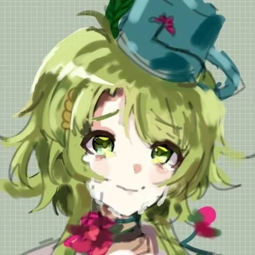 🌻 Стикер «bucket girl» для Telegram