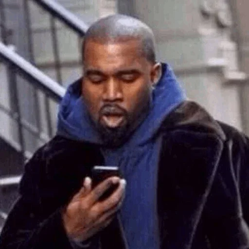 😐 Стикер «Kanye West» для Telegram