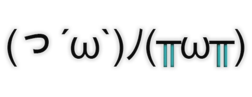 😭 Стикер «kaomoji» для Telegram