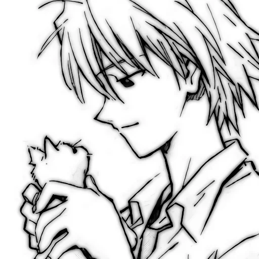 Стикерпак Kaworu Nagisa для Telegram — скачать