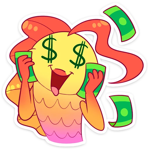 🤑 Стикер «Капелька» для Telegram
