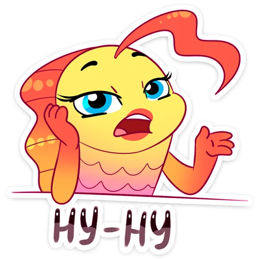 😐 Стикер «Капелька» для Telegram