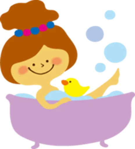 🛁 Стикер «KAPUA&;s Happy Life 1» для Telegram
