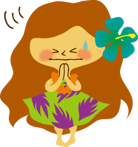 🙏 Стикер «KAPUA&;s Happy Life 1» для Telegram