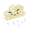 🌧 Эмодзи «Карандашность» для Telegram