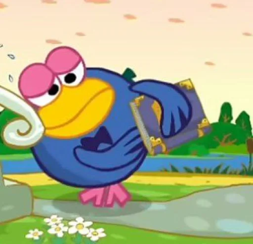 🐦 Стикер «Кар Карыч» для Telegram