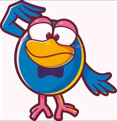 🐦 Стикер «Кар Карыч» для Telegram