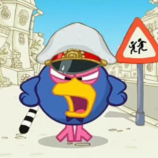 🐦 Стикер «Кар Карыч» для Telegram