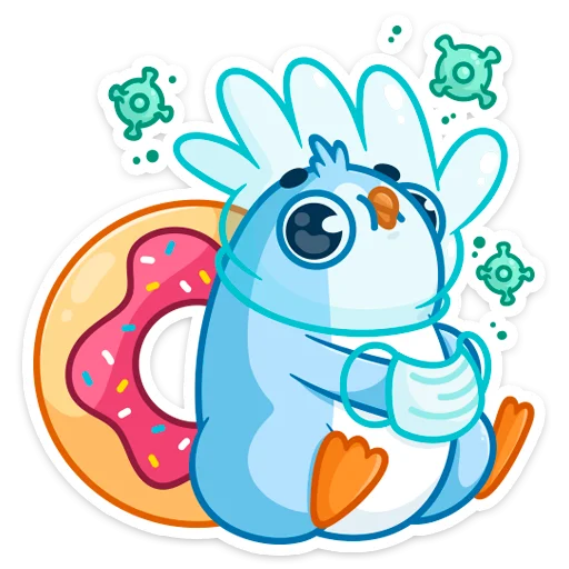 🦠 Стикер «Карл» для Telegram