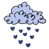 🌧️ Эмодзи «Karma blue #cute #color #blue» для Telegram