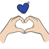 🫶 Эмодзи «Karma blue #cute #color #blue» для Telegram