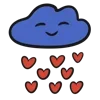 🌧️ Эмодзи «Karma blue #cute #color #blue» для Telegram