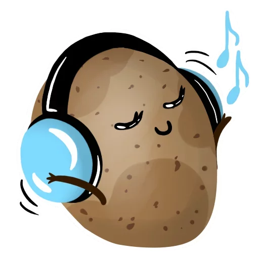 😧 Стикер «Funny Potato» для Telegram