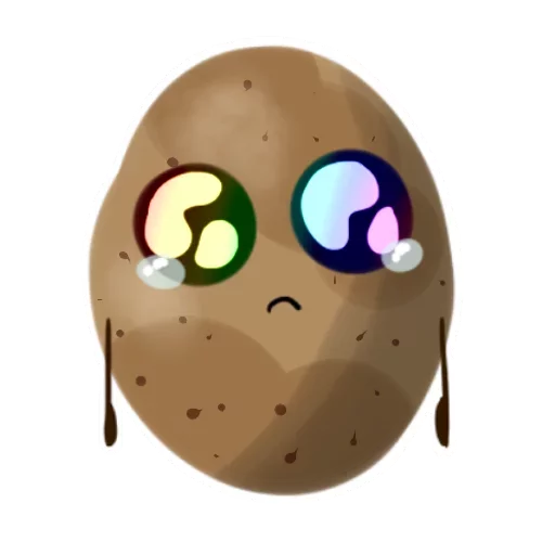 😭 Стикер «Funny Potato» для Telegram