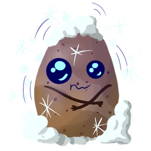 ❄️ Стикер «Funny Potato» для Telegram
