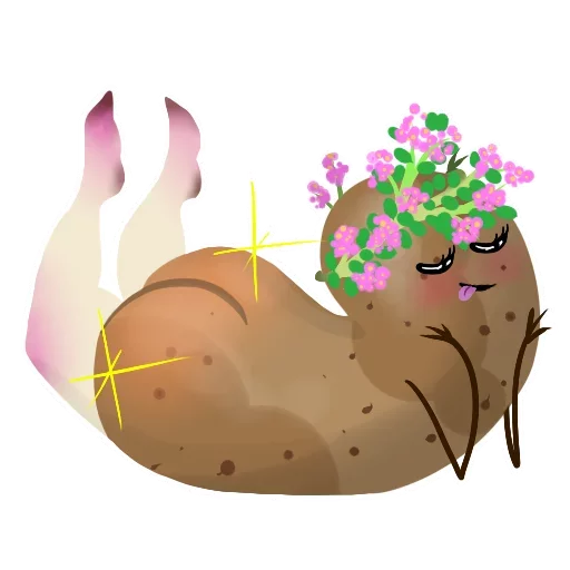 🔥 Стикер «Funny Potato» для Telegram