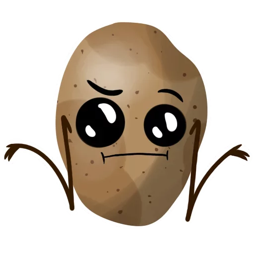 😒 Стикер «Funny Potato» для Telegram