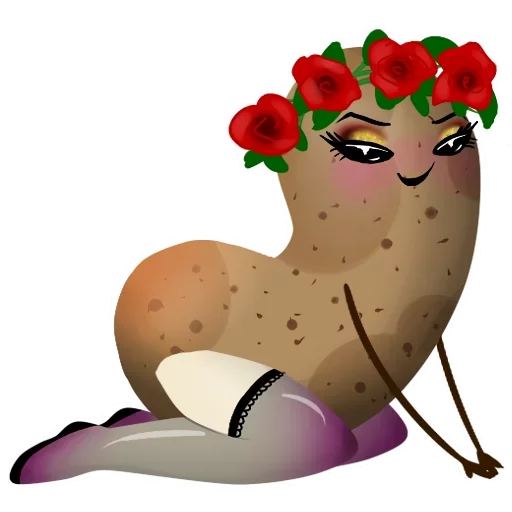 💋 Стикер «Funny Potato» для Telegram
