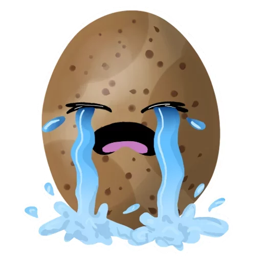 😭 Стикер «Funny Potato» для Telegram