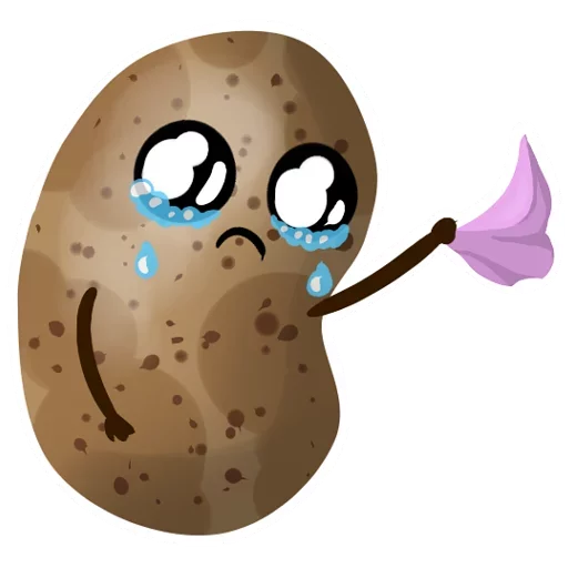 😓 Стикер «Funny Potato» для Telegram