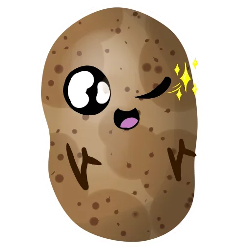 😛 Стикер «Funny Potato» для Telegram