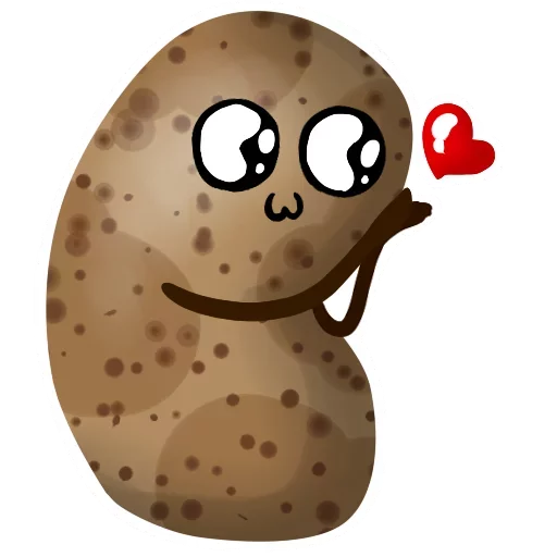 😍 Стикер «Funny Potato» для Telegram