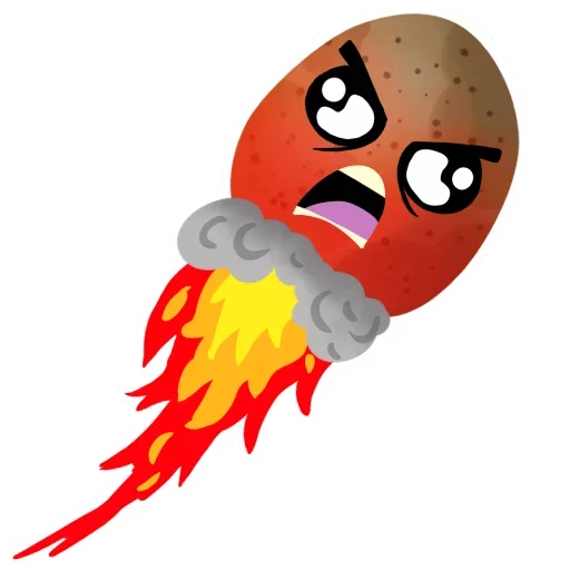 😡 Стикер «Funny Potato» для Telegram